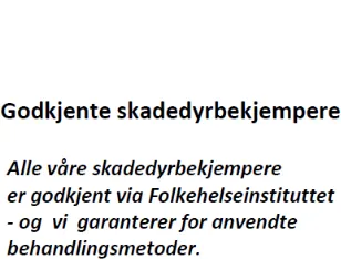 Godkjente skadedyrsbekjempere